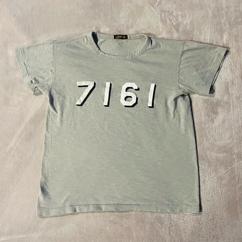 Mister Freedom Sugar Cane 7161 Vintage Single Stitch Grey T-Shirt Size Small